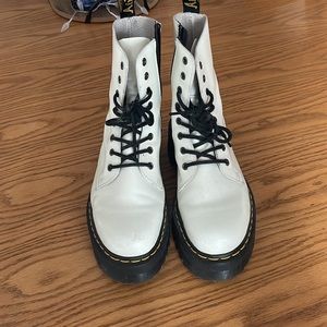 White Doc Marten Jadon Boot